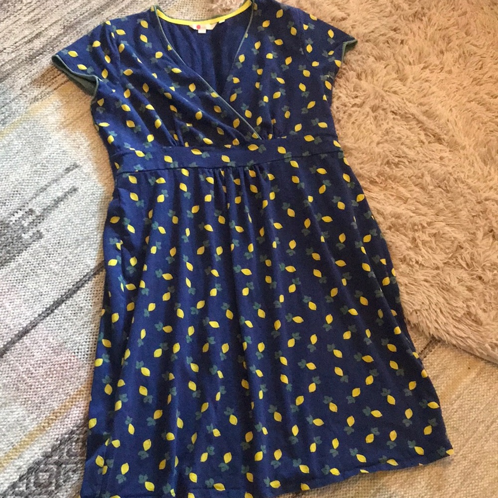 Boden Lemon Dress